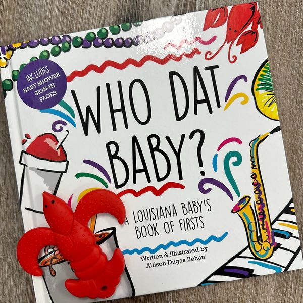 Who Dat Baby Book – ThreeStitches