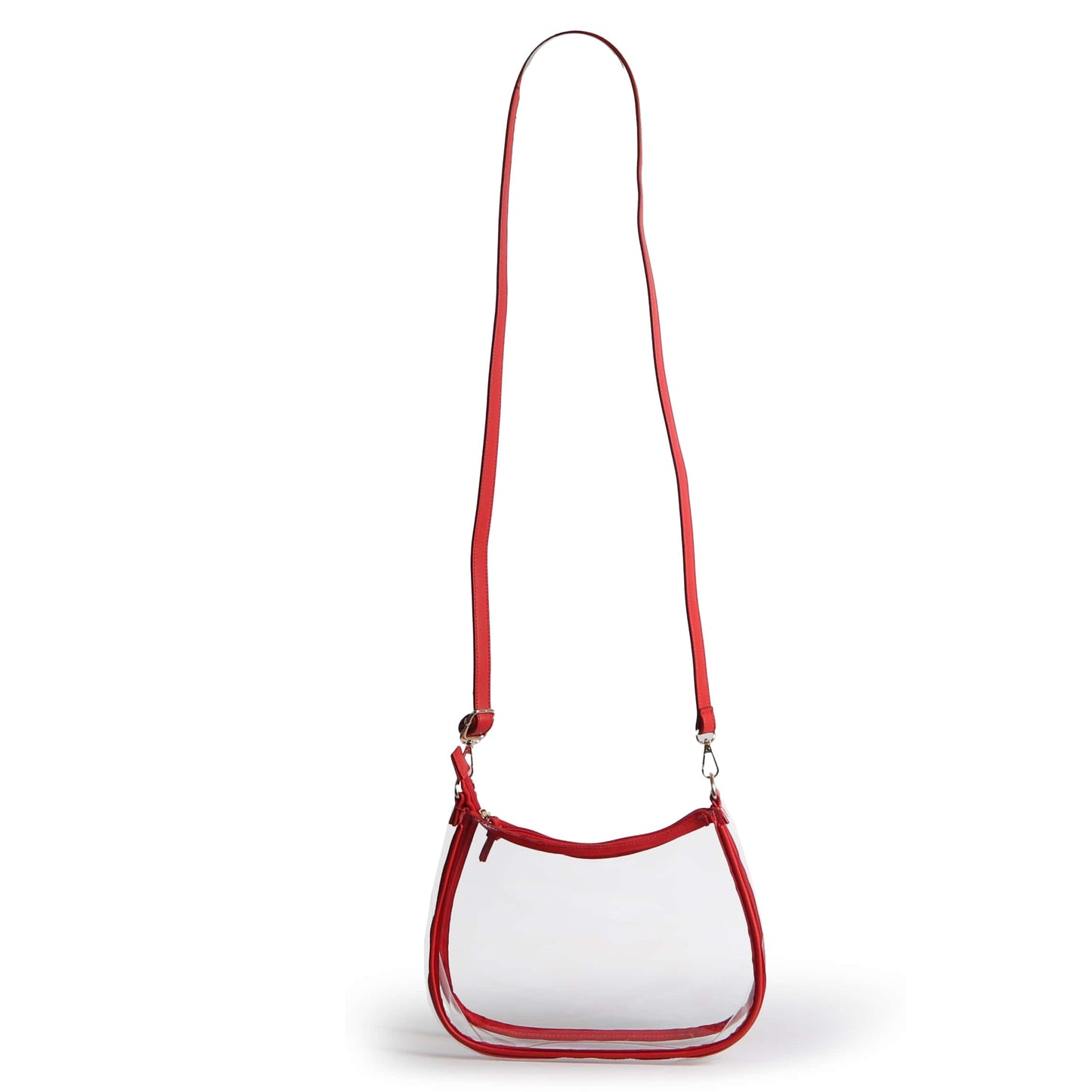 Cardinal Sara Clear Purse with Scarf