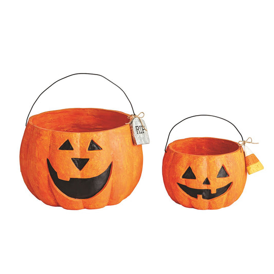 Jack-O-Lantern Treat Bucket Set