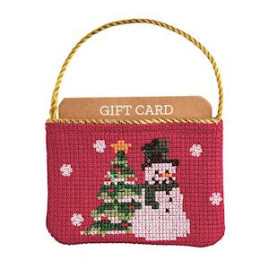 Needlepoint Gift Card Pouch