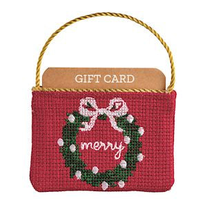 Needlepoint Gift Card Pouch
