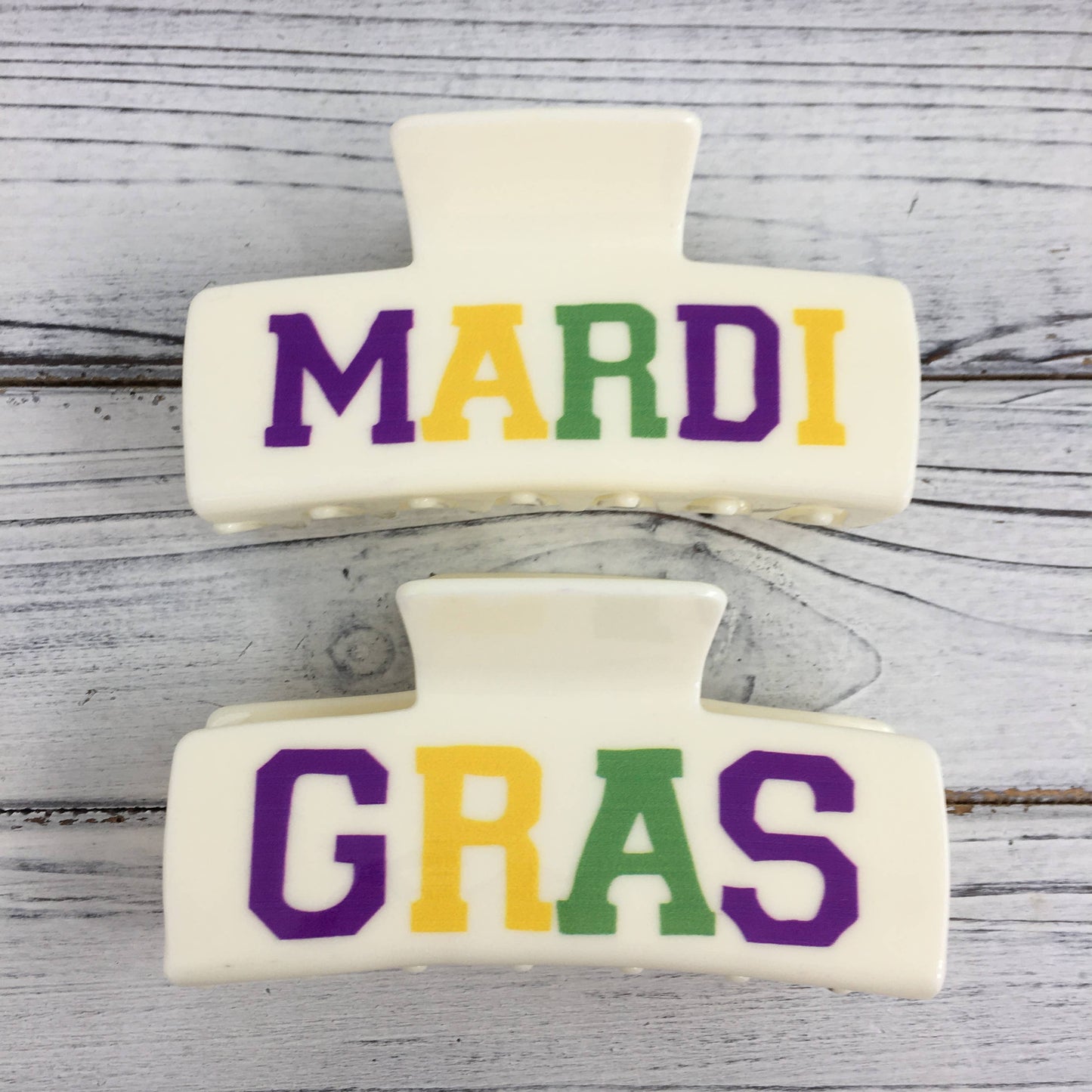 Mardi Gras Claw Clip 
