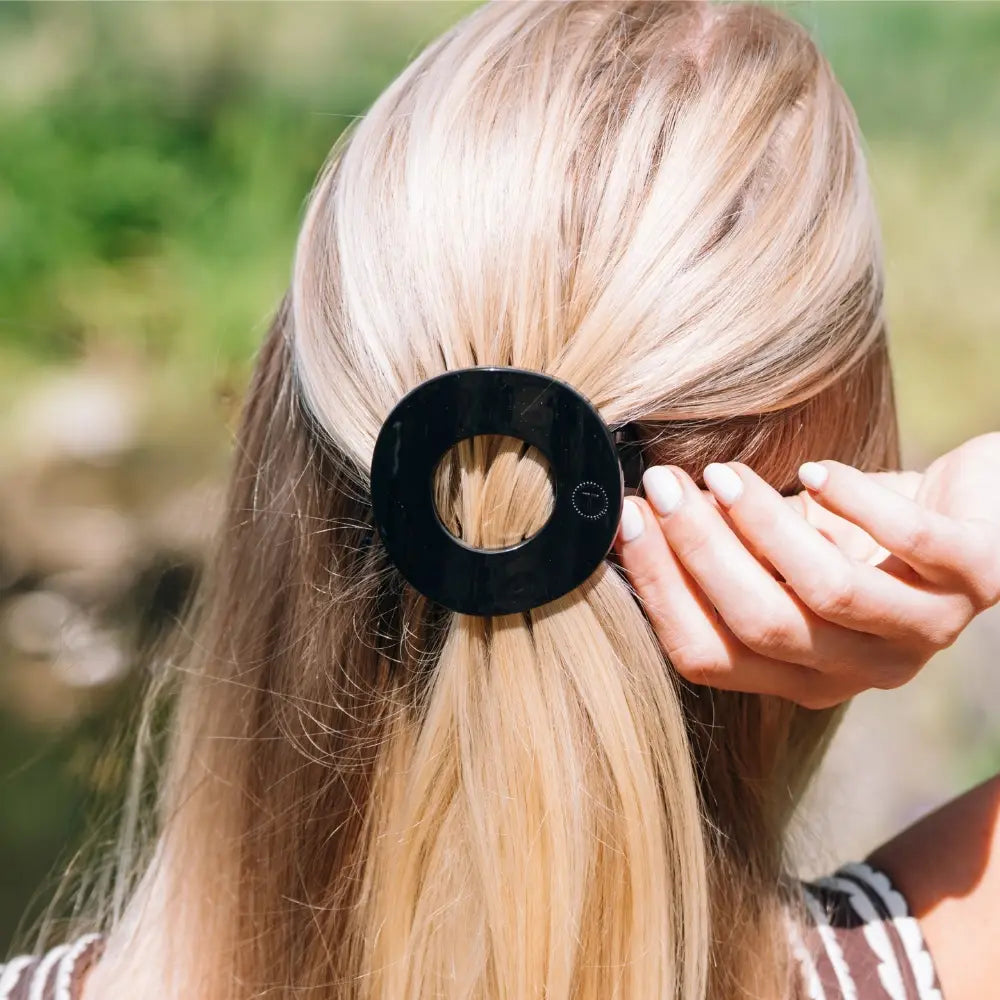 Teleties Flat Circle Hair Clip - Medium