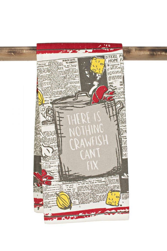 Kitchen Towel – There’s Nothing Crawfish Can’t Fix