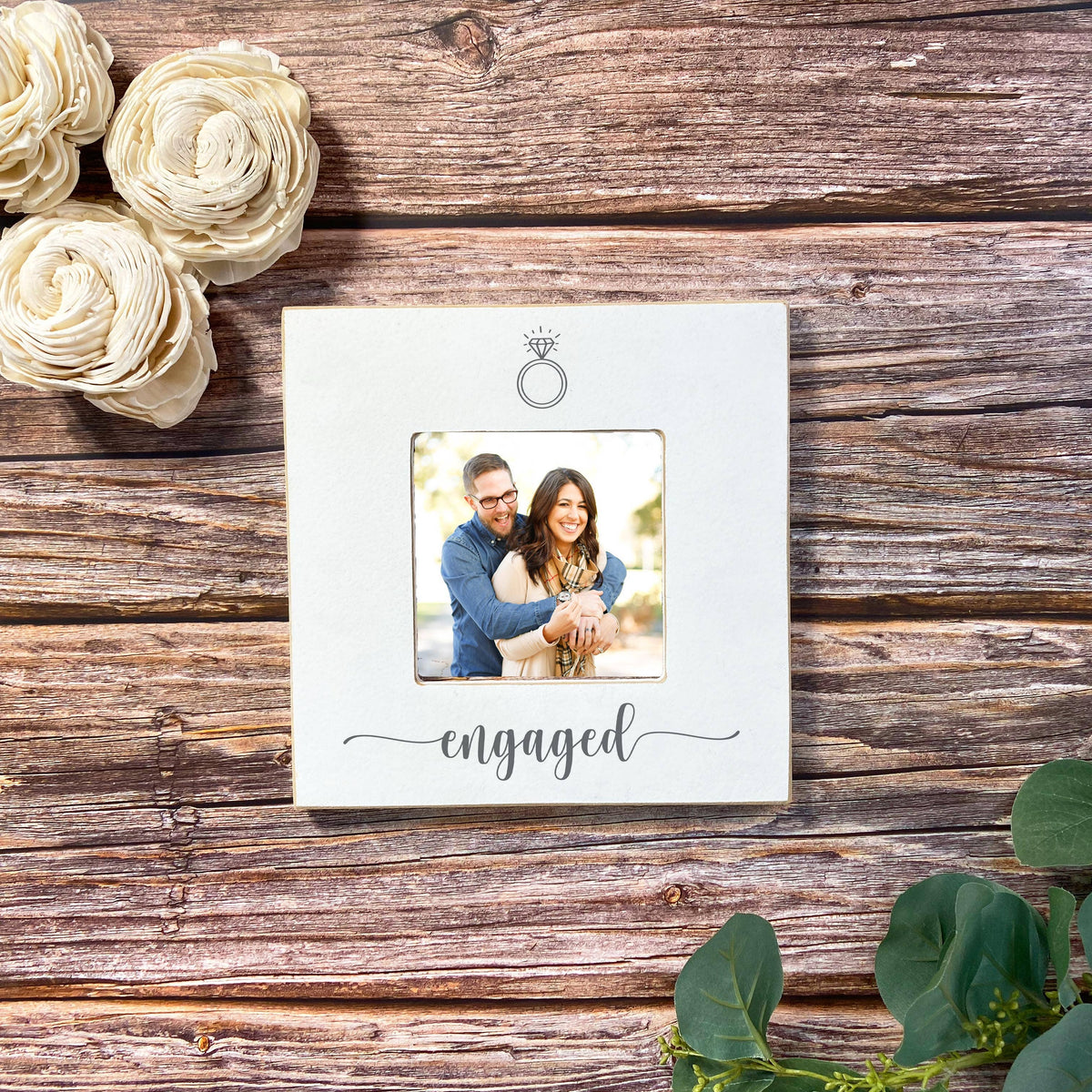Simply Square Engaged Frame