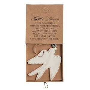 Turtle Dove Ornament