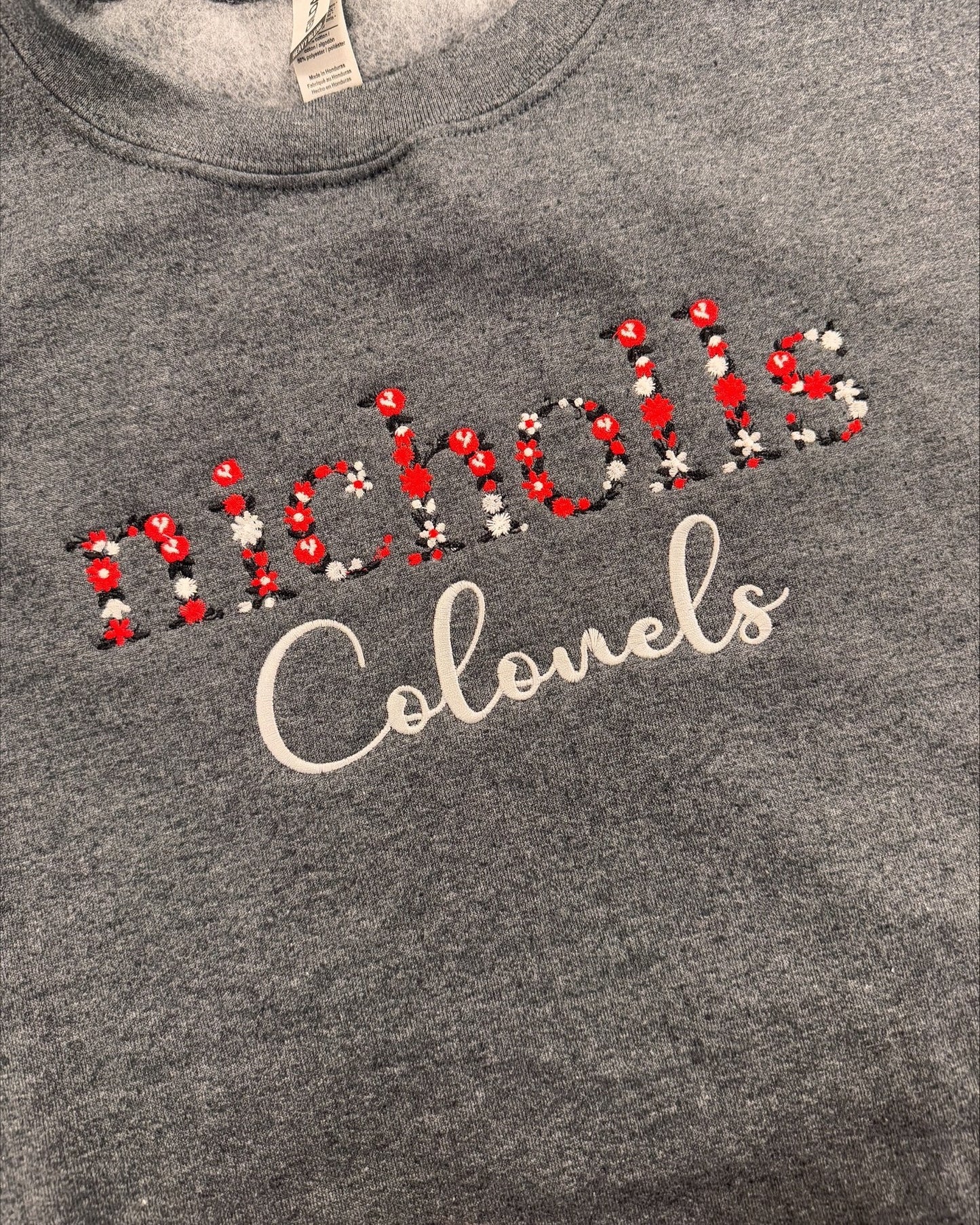 Nicholls Floral Embroidered Sweatshirt