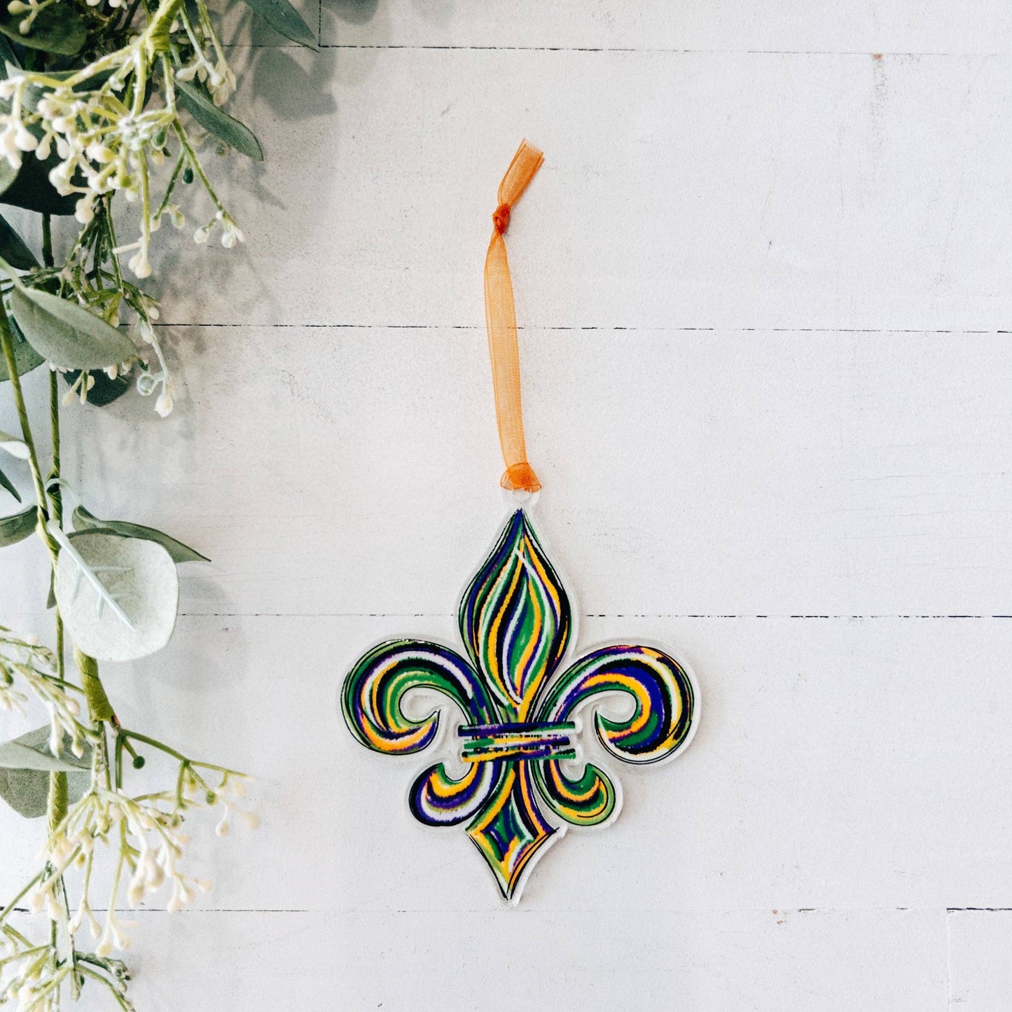 Mardi Gras Fleur De Lis Ornament