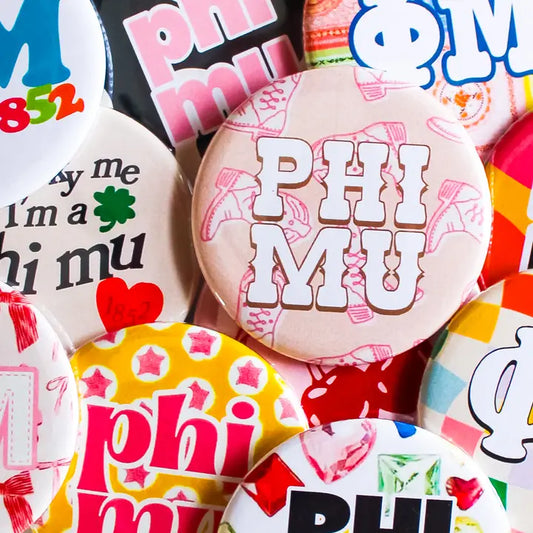 Assorted Sorority Buttons
