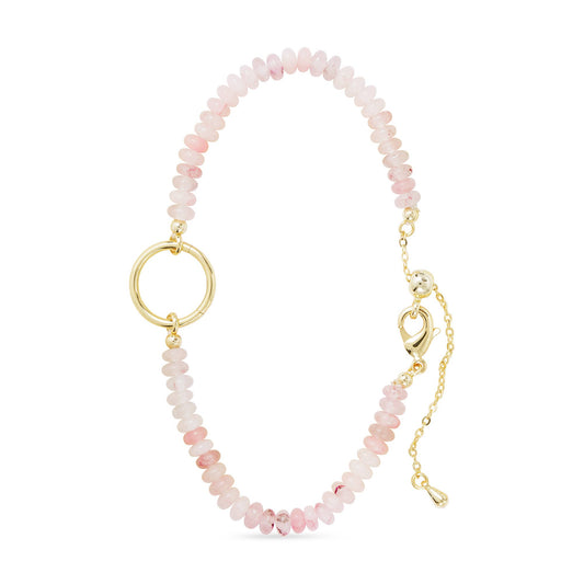 Amanda Blu Gold Stone with Charm Clasp Bracelet