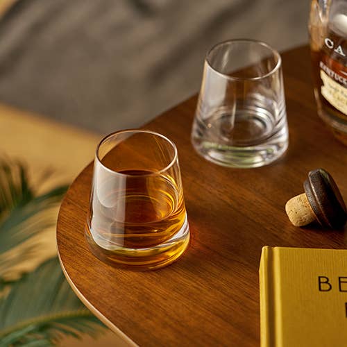 Burke Crystal Whiskey Glasses - Set of 2