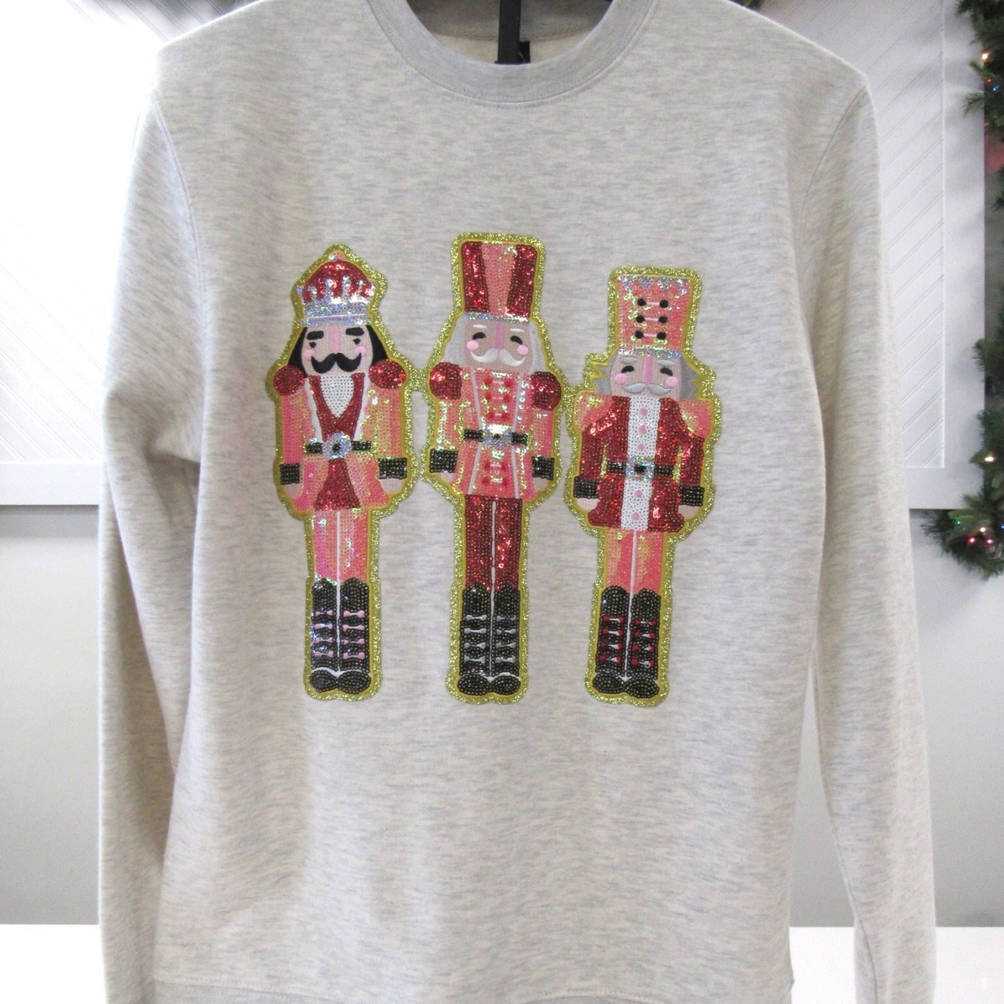 Sequin Nutcracker District Sweatshirt