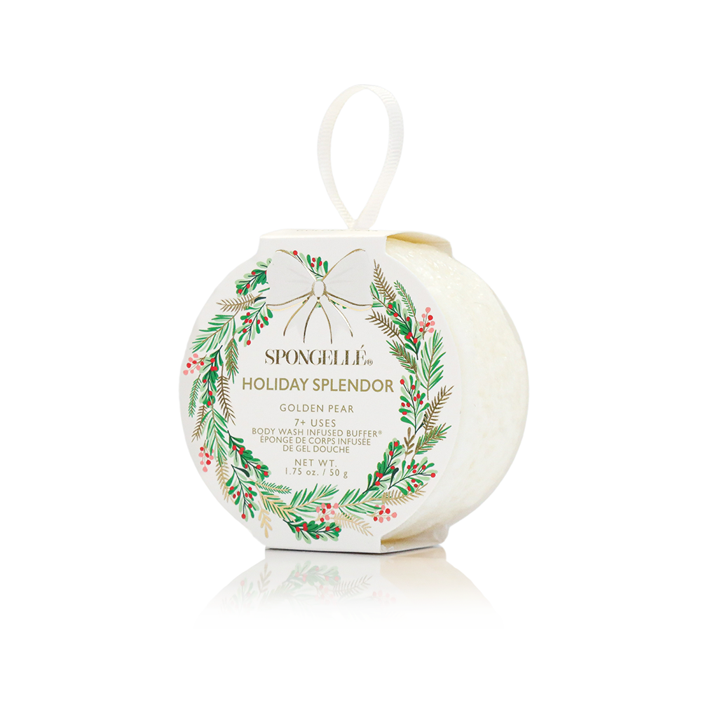 Holiday Splendor - Golden Pear Holiday Wreath Body Buffer 