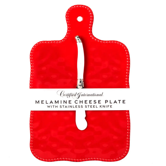 Red Perlette Melamine Cheese Board