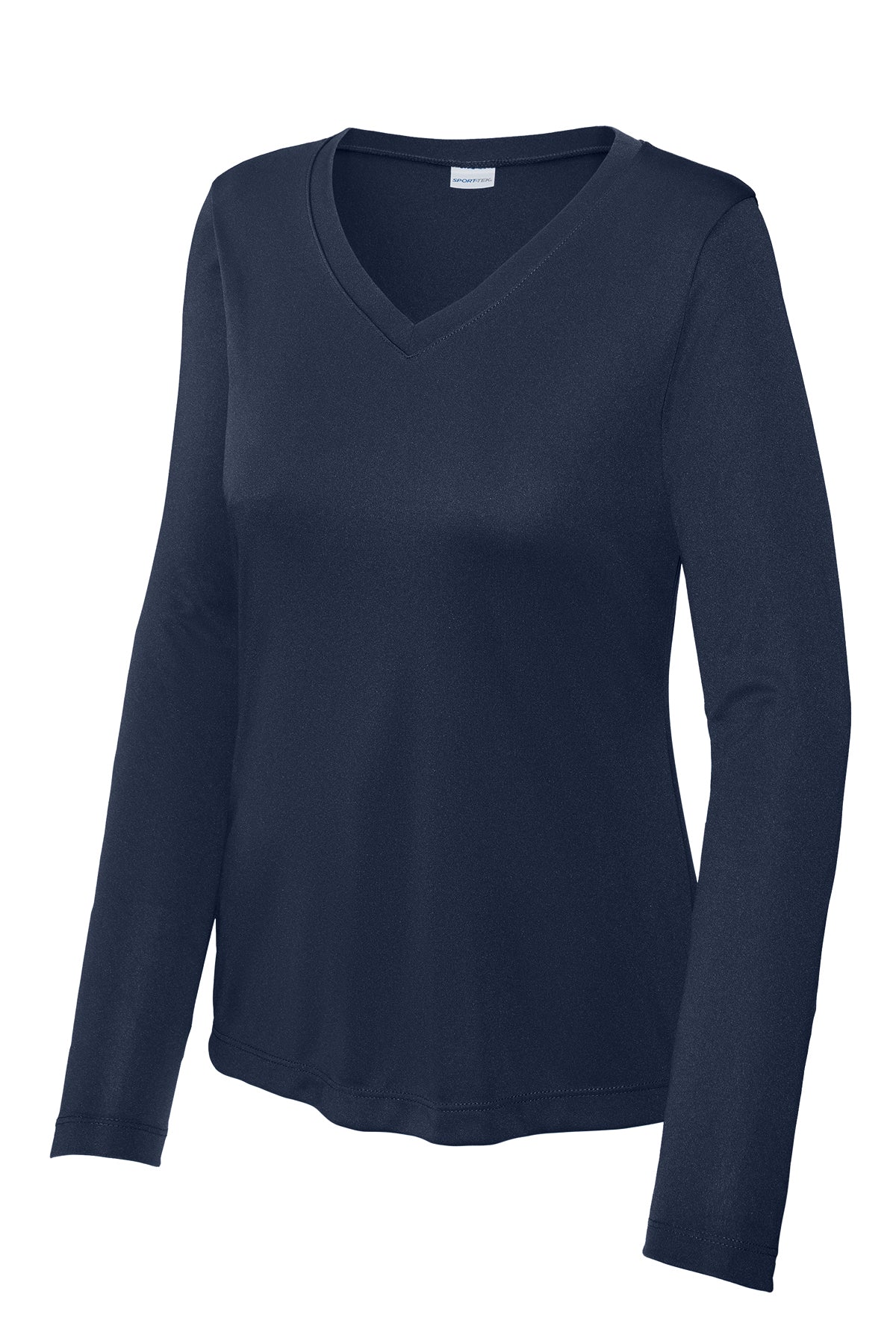 Sport-Tek Women's Long Sleeve Performance V-Neck Tee