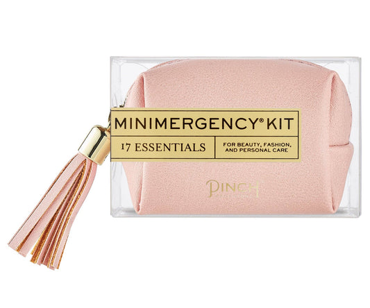 Vegan Leather Minimergency Kit: Blush