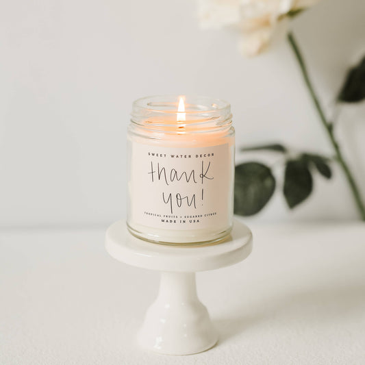 Thank You Candle | Tropical Fruits & Sugared Citrus