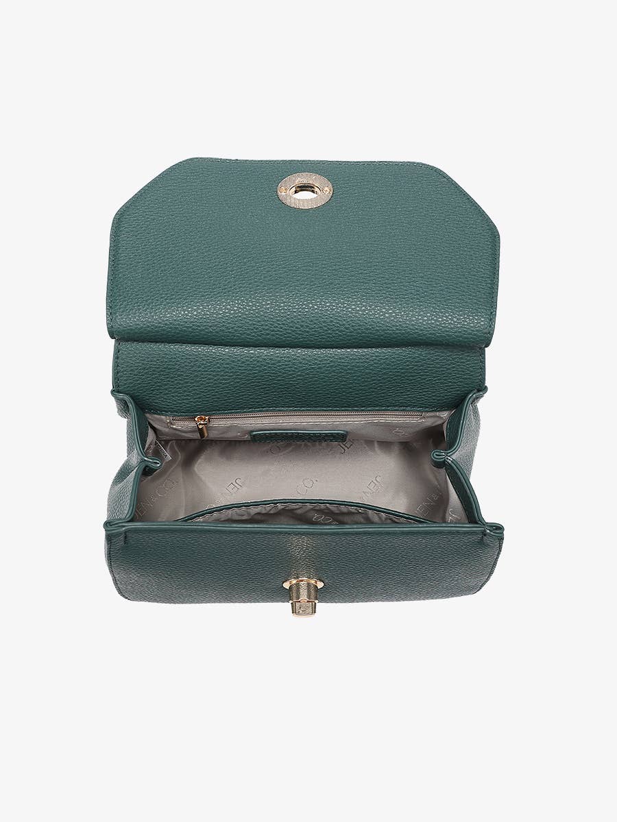 Lottie Twist Lock Crossbody Bag