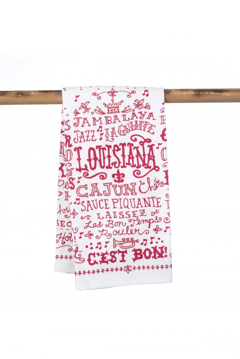 Kitchen Towel - Louisiana Words