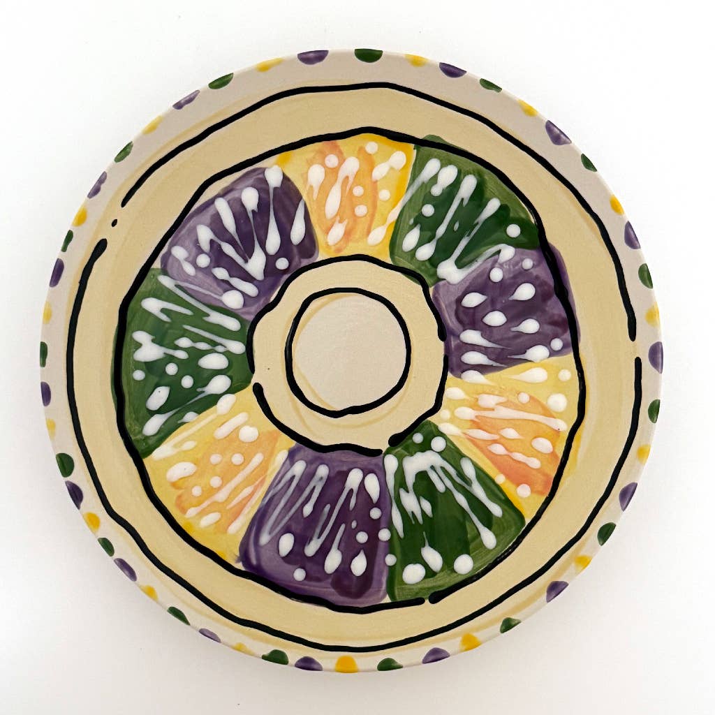 King Cake Plate
