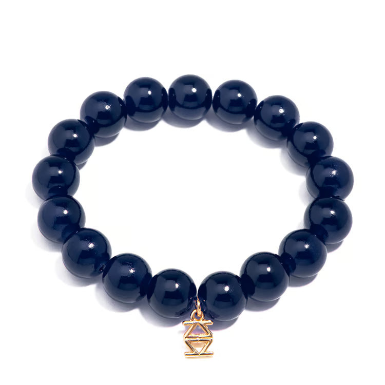 Layla Glass Bead Stretch Bracelet