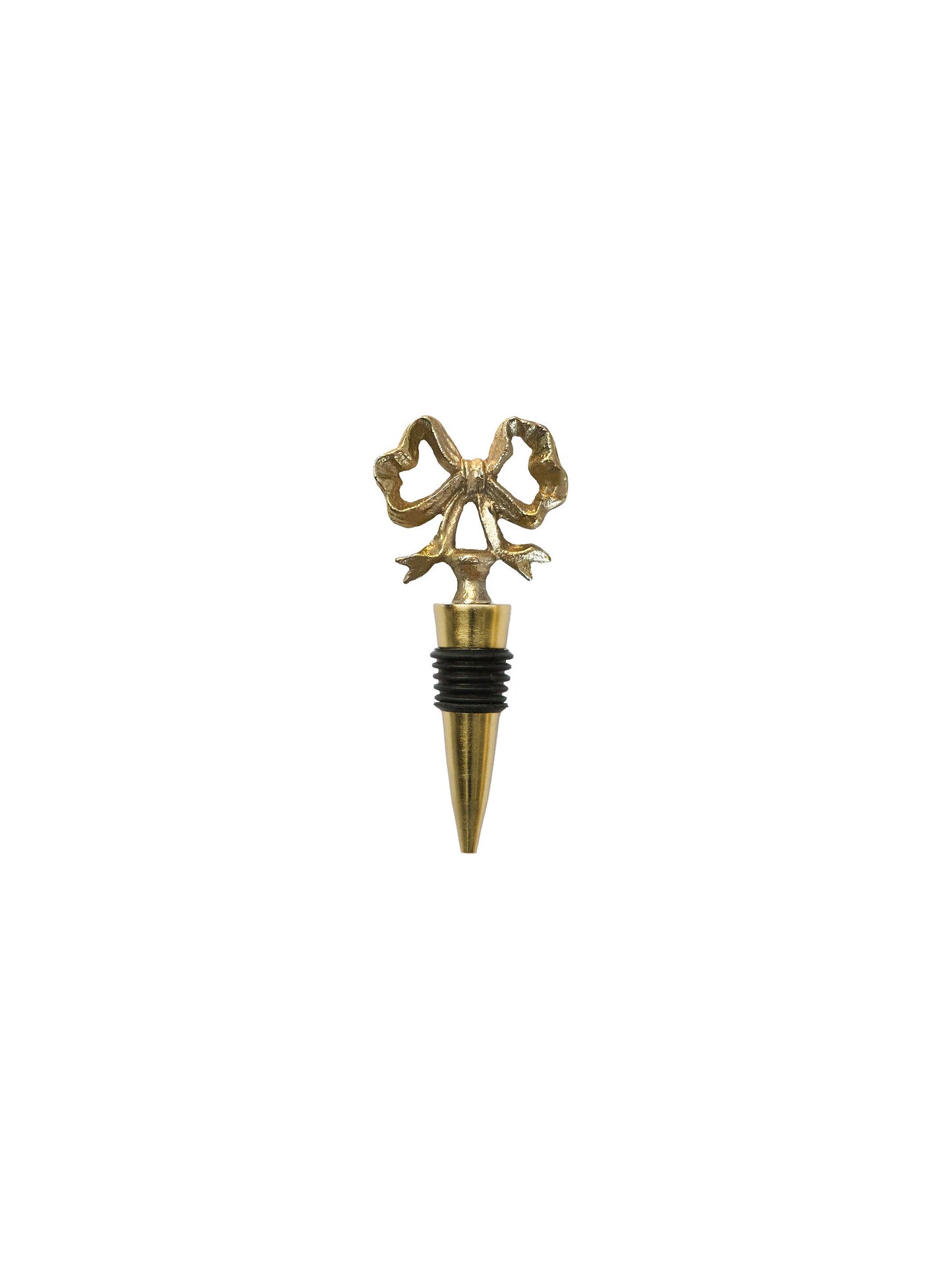 Wine Stopper | Gold Bow