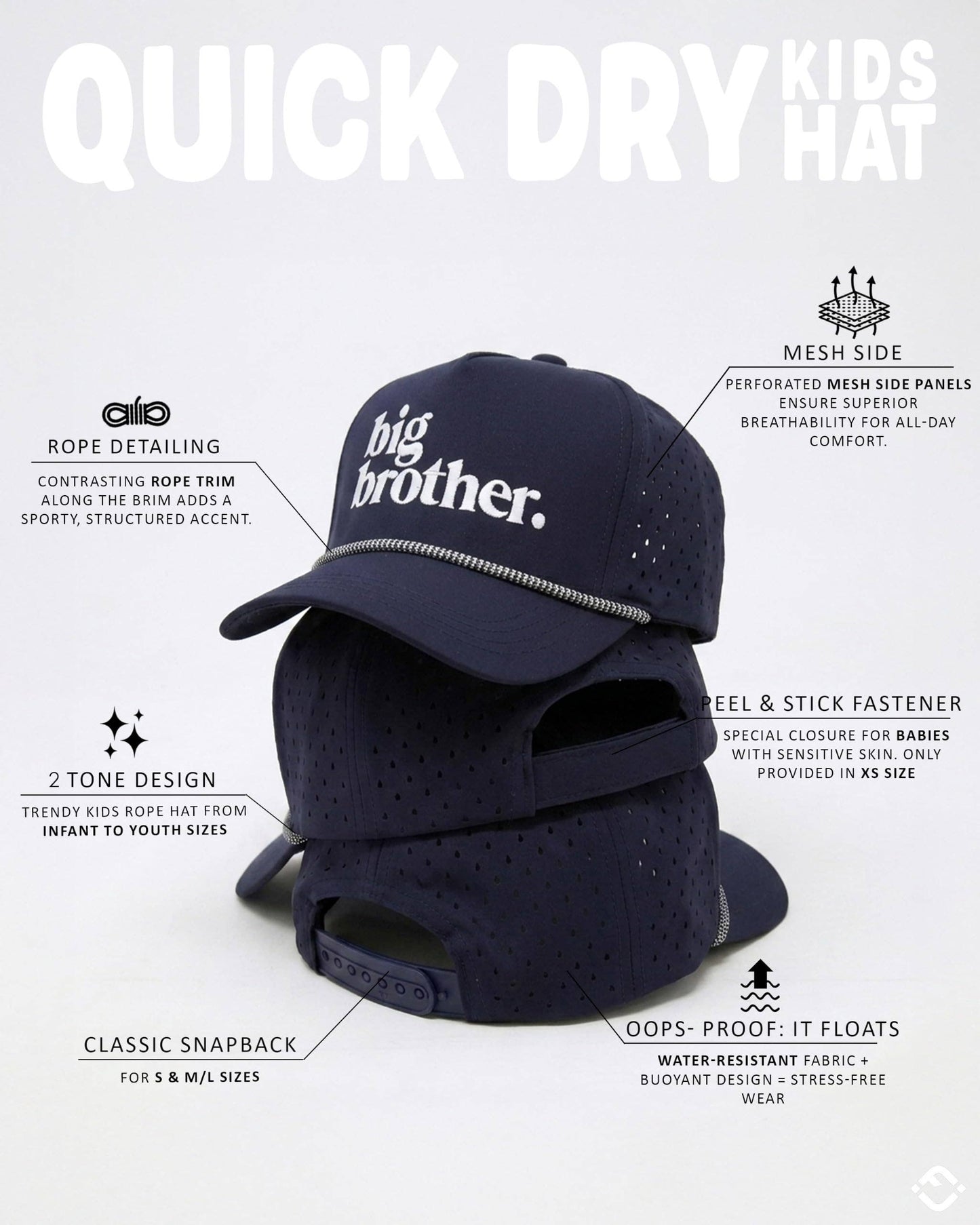 Big Brother Kid's Golf Hat