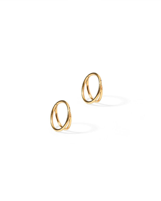 Huggie Earrings - Nylah Gold
