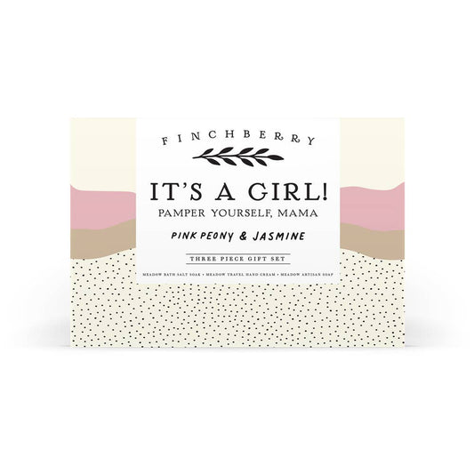 It's A Girl  3 Pc Baby Shower Gift Set for Moms