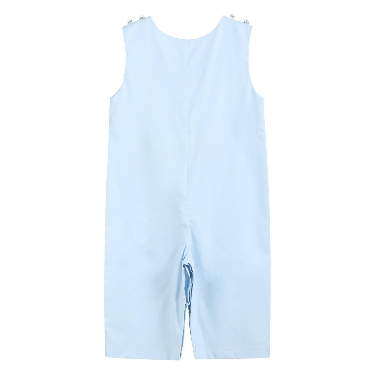 Light Blue Nativity Smocked Overalls