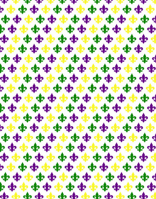 The Fleur de Lis Polo - White