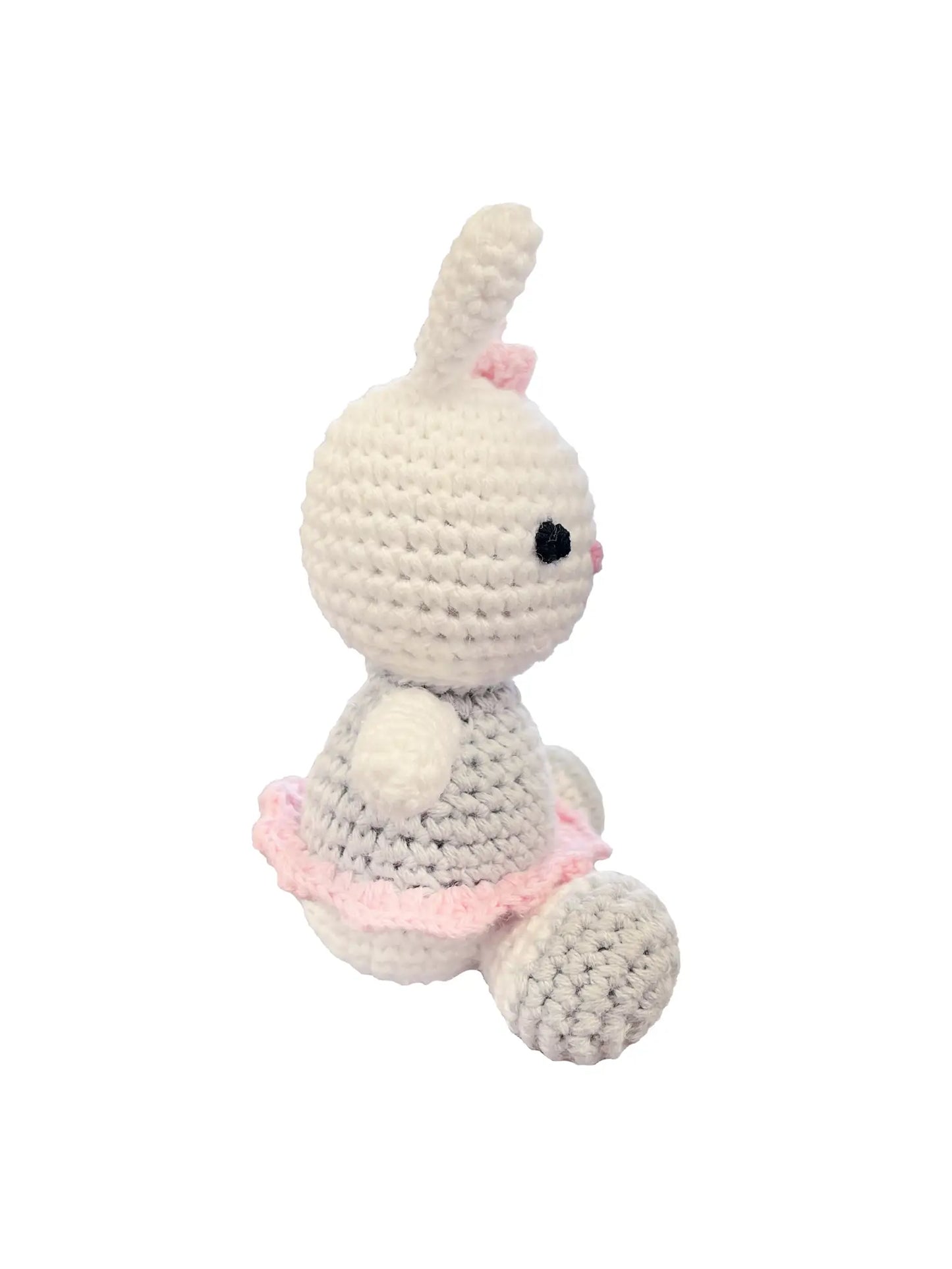 Ballerina Bunny Crochet Rattle