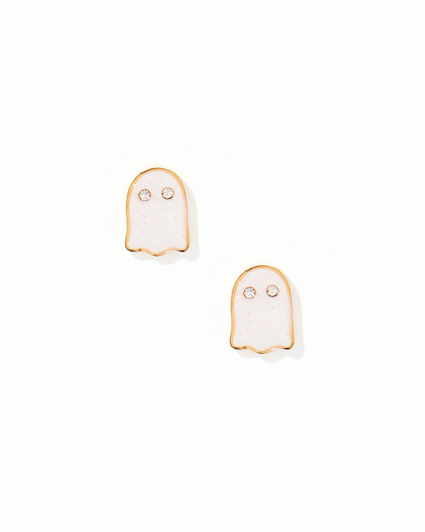Screwback Stud Earrings - Ghost