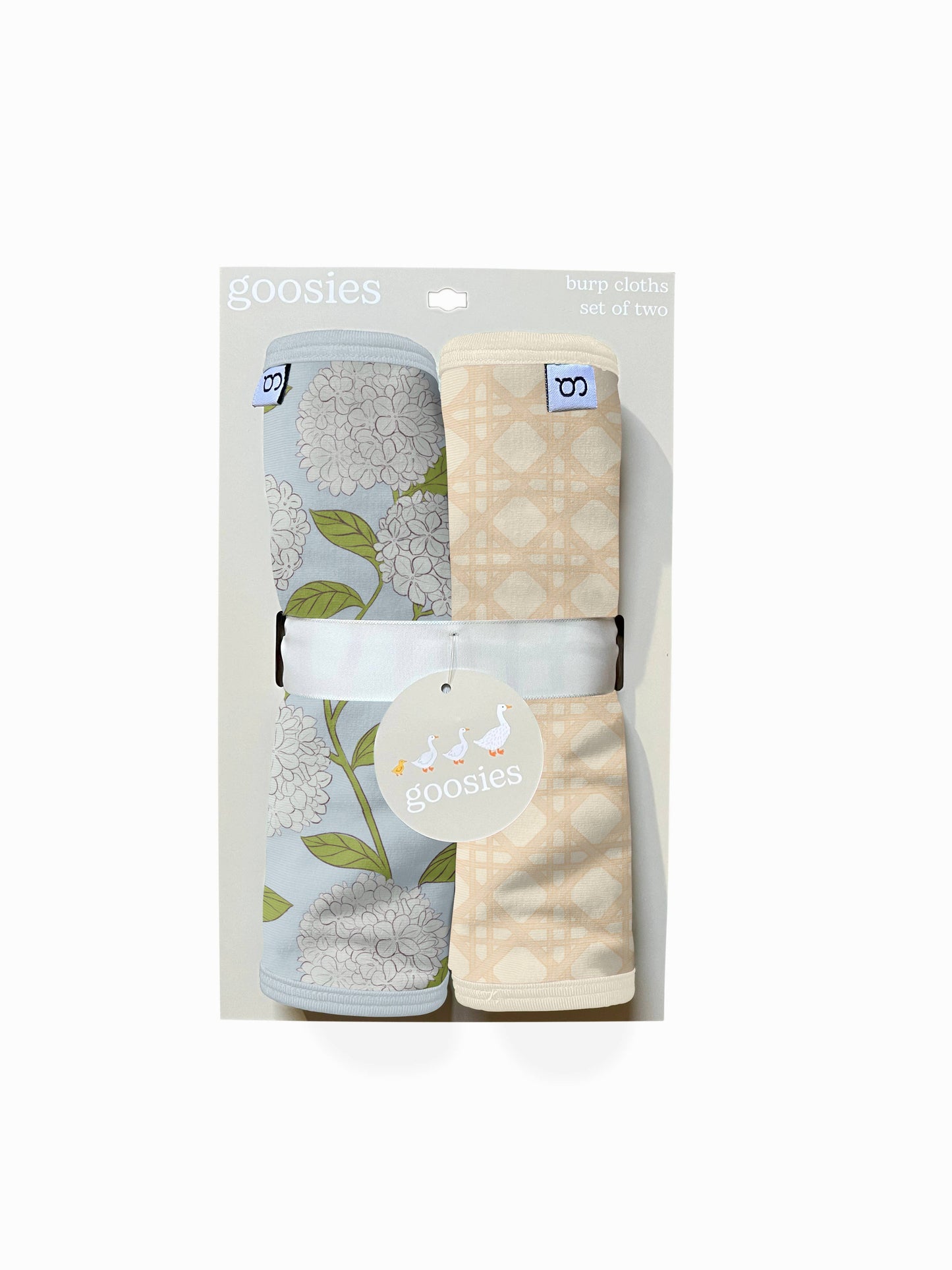 Hydrangeas Burp Cloth Set