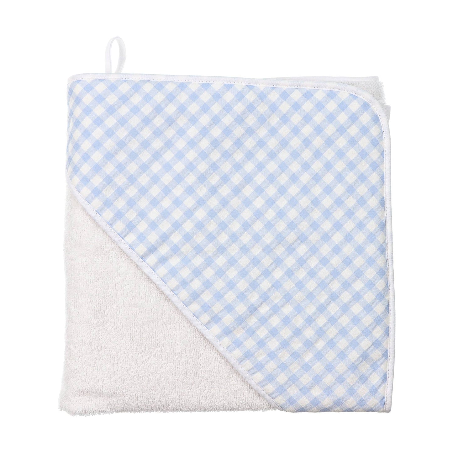 Baby Hooded Bath Towel - 80 x 80: Light Blue