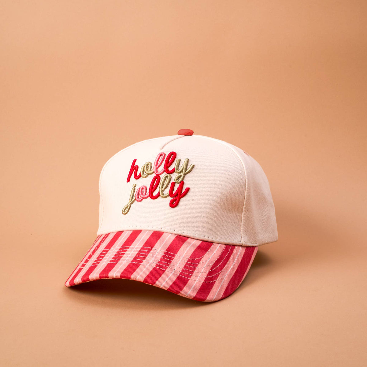 Holly Jolly Canvas Hat
