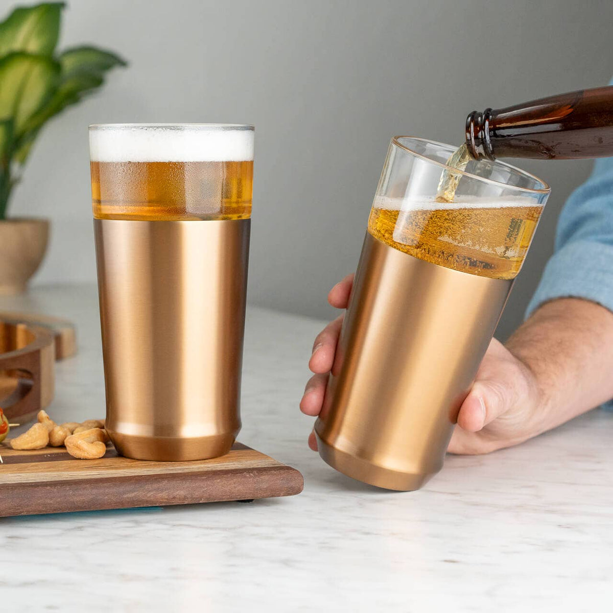 The Hybrid Pint Glass
