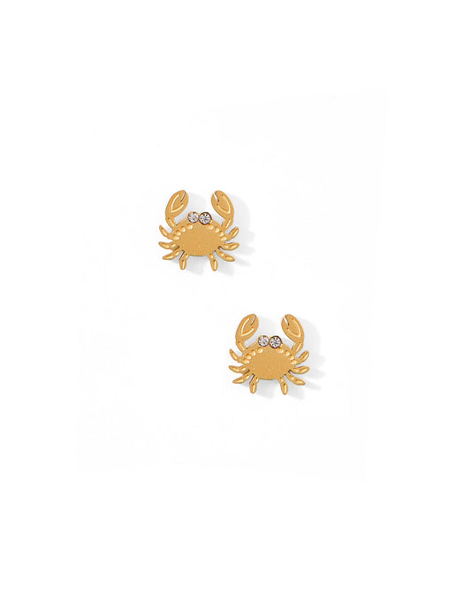 Crab Screwback Stud Earrings