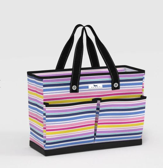 Ben Pocket Tote - Stripe a Pose