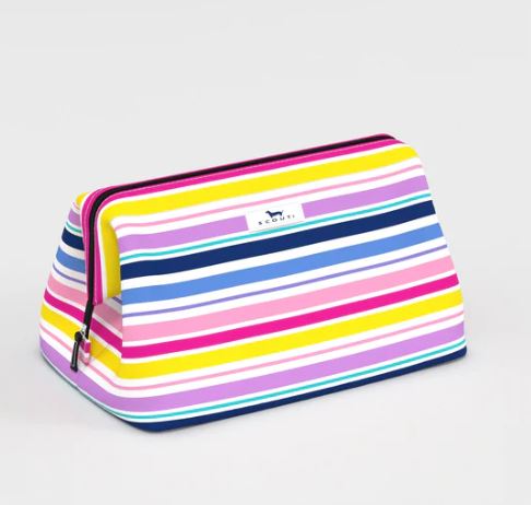 Big Mouth Makeup Bag - Stripe a Pose