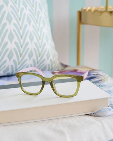To the Max Peepers X Laura Park - Green/Rosemary Pink Stripe