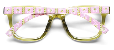 To the Max Peepers X Laura Park - Green/Rosemary Pink Stripe