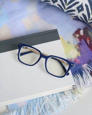 Sidebar Peepers X Laura Park - Navy/Rosemary Stripe Indigo