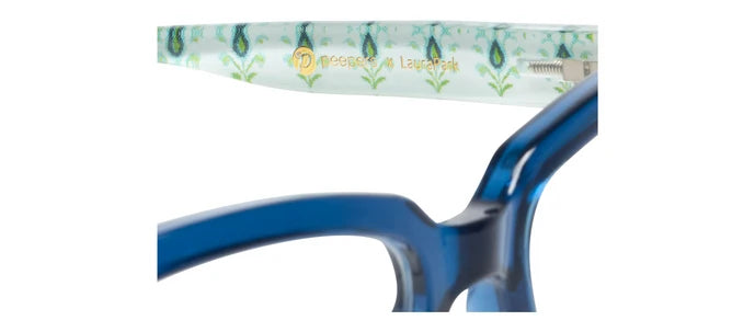 Siren Peepers X Laura Park - Blue/Rosemary White