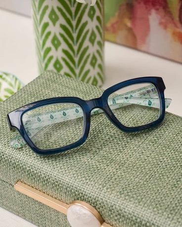 Siren Peepers X Laura Park - Blue/Rosemary White