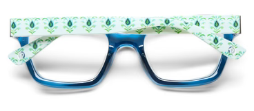 Siren Peepers X Laura Park - Blue/Rosemary White