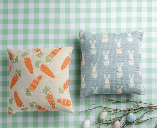 Carrot Jacquard Pillow