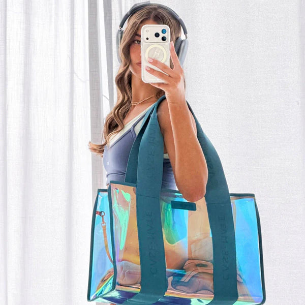 Case-Mate Emerald Soap Bubble Jelly Tote