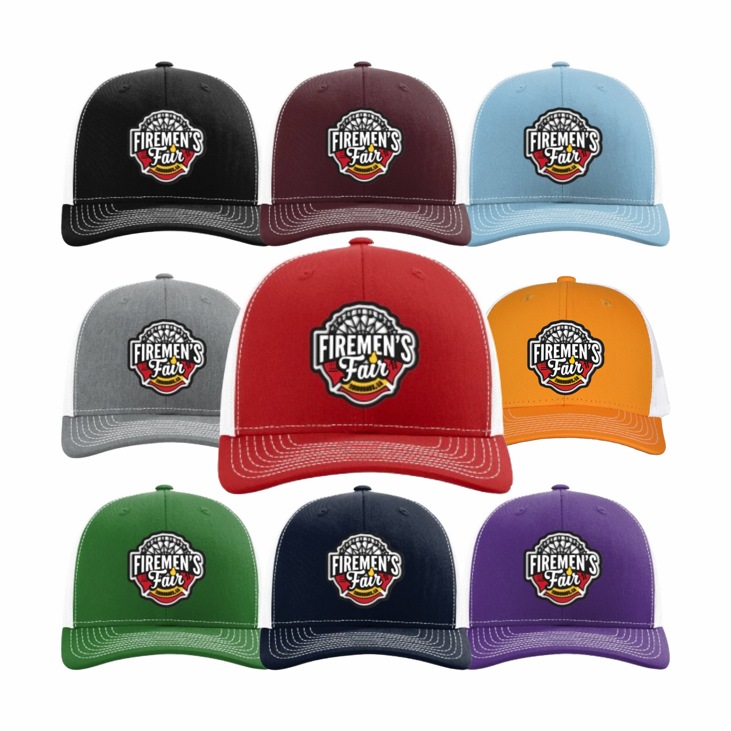 Firemen's Fair PVC Patch Trucker Hat