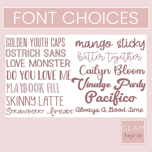 Baby Name Personalized Swaddle Blanket